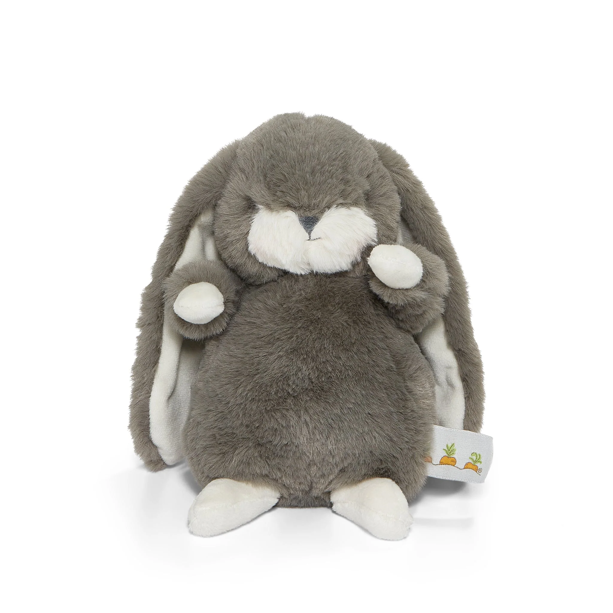 RETIRED - Tiny 8" Nibble Bunny - Coal