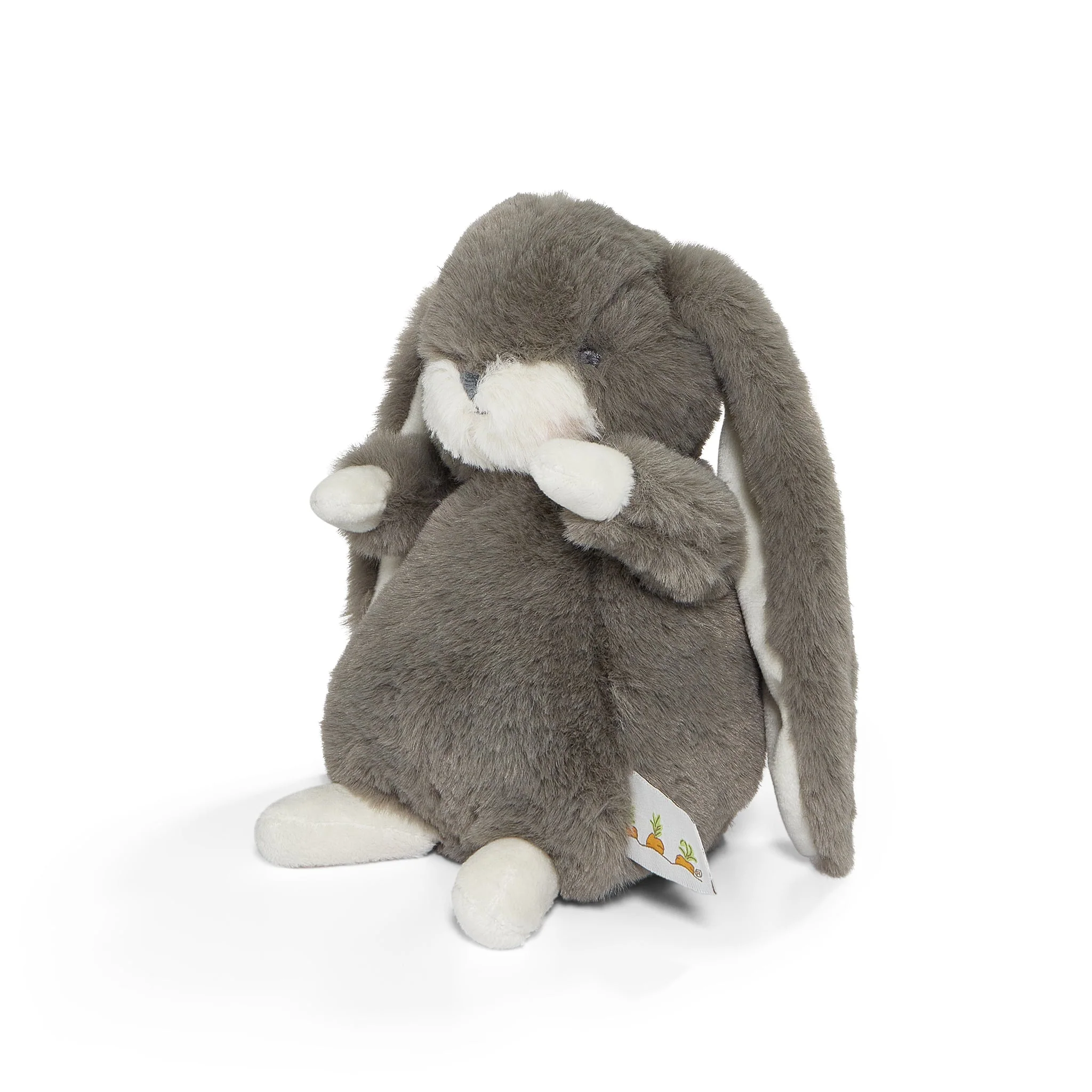 RETIRED - Tiny 8" Nibble Bunny - Coal - Image 2