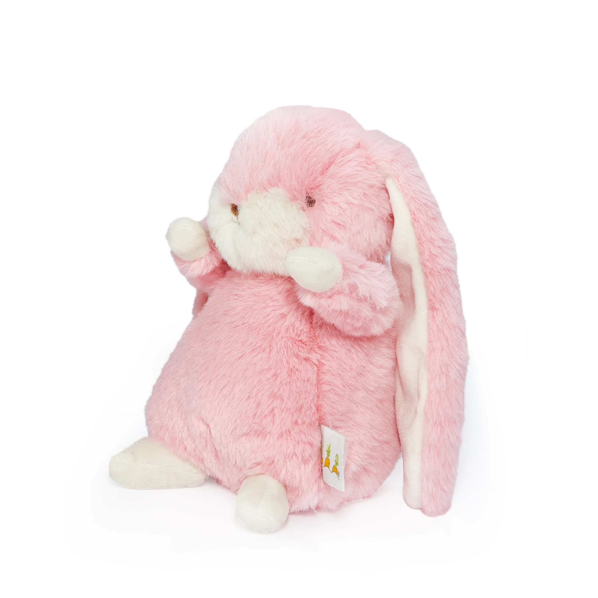 RETIRED - Tiny Nibble 8" Bunny - Coral Blush - Image 2