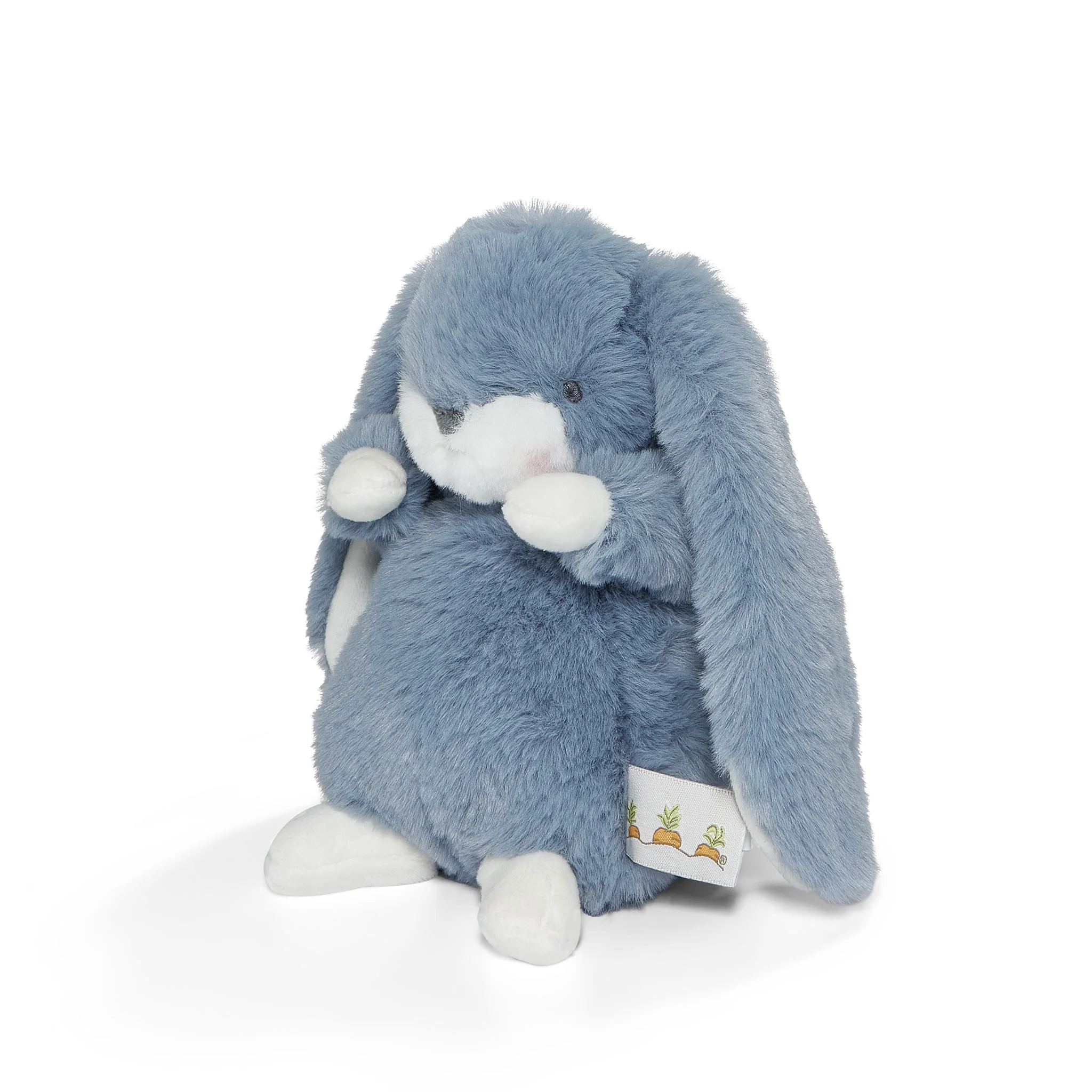 RETIRED - Tiny 8" Nibble Bunny Blue - Lavender Lustre - Image 2