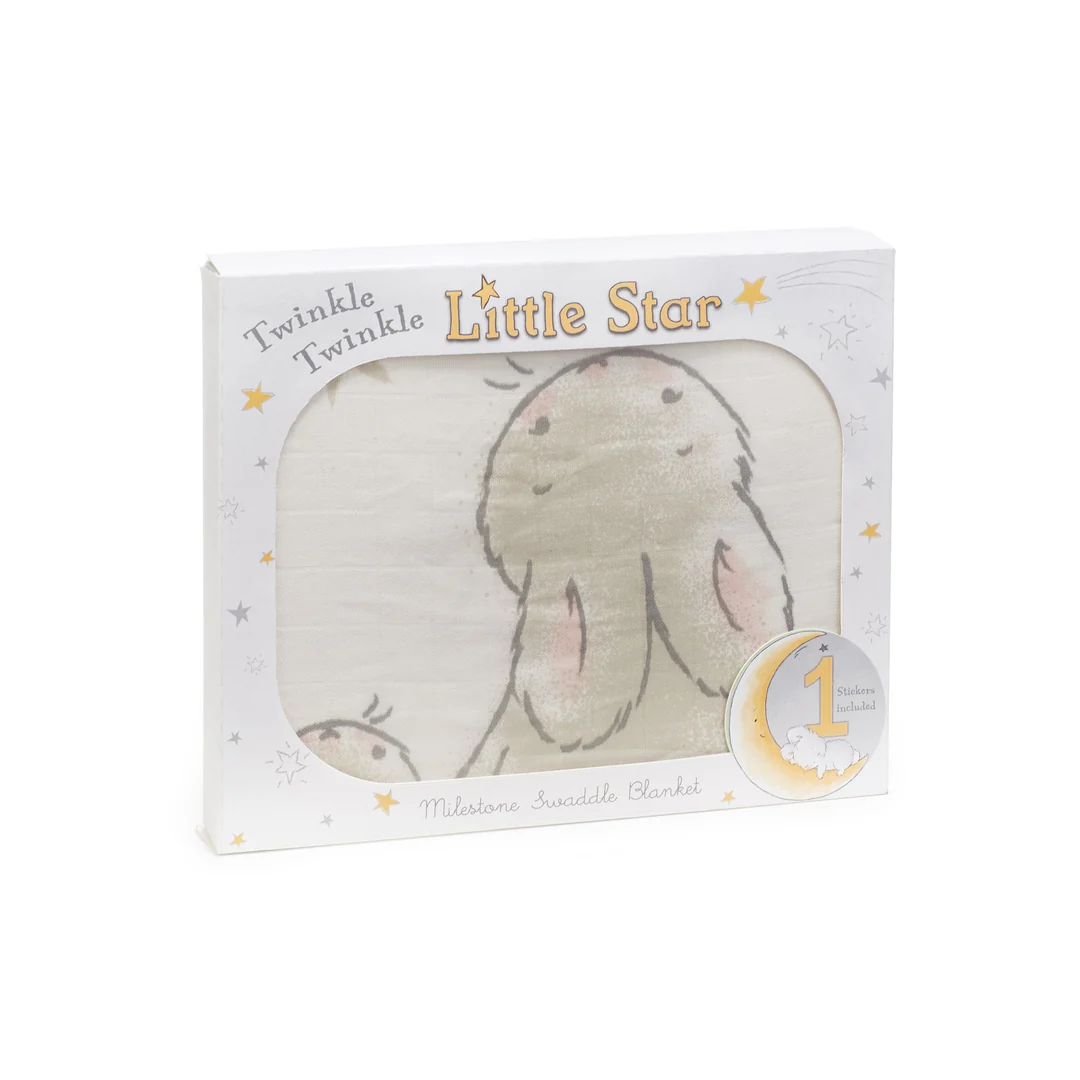 RETIRED - Twinkle Twinkle Milestone Blanket - Image 2