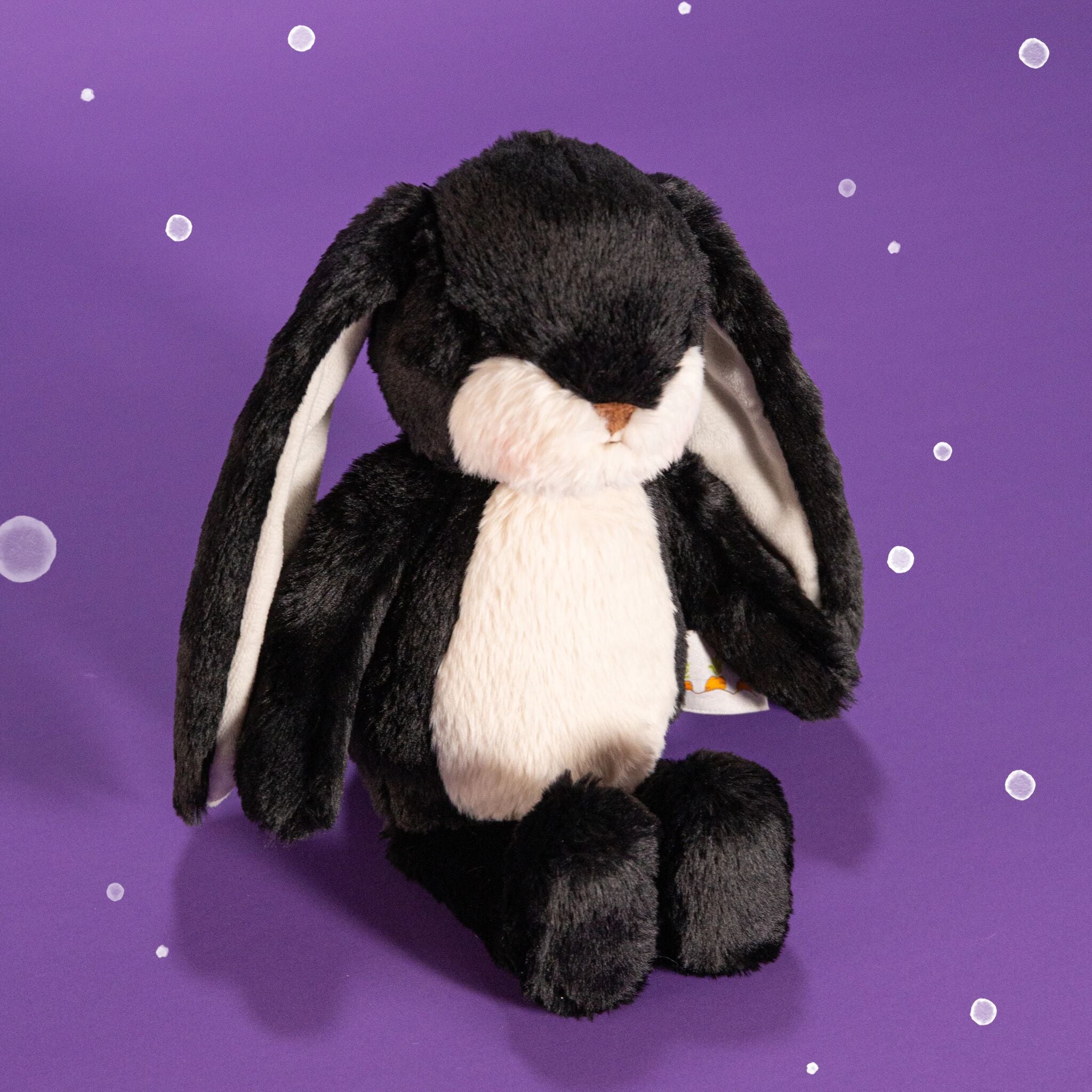 Wee 10" Floppy Nibble Bunny - Black - Image 5