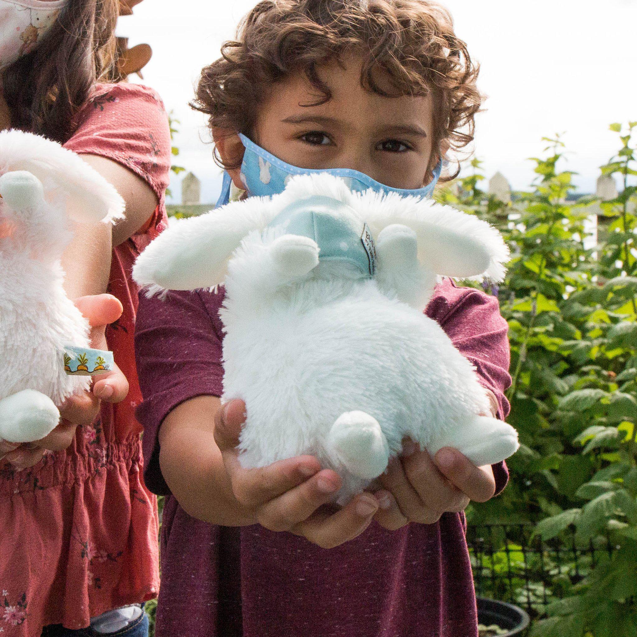 RETIRED - Wee Ittybit Bunny with Face Mask - Image 2