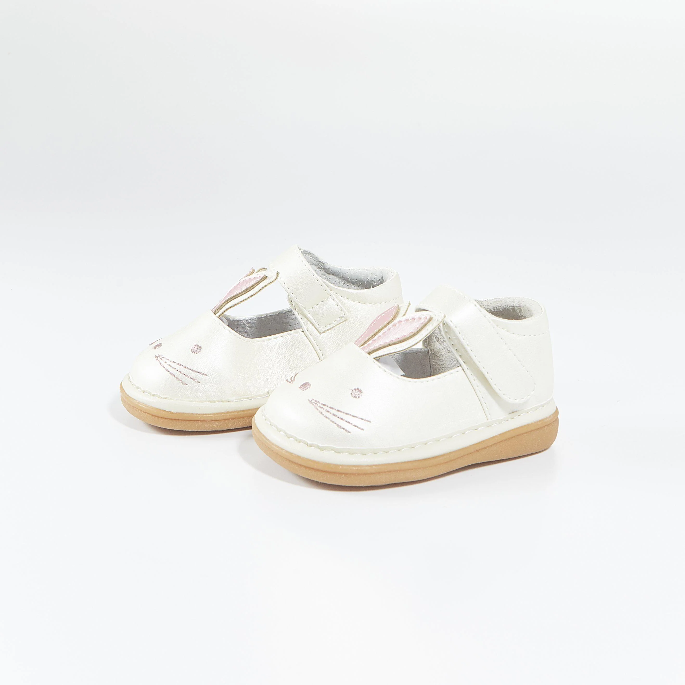 RETIRED - Wee Squeak Bunny Pearl Shoes - Image 2
